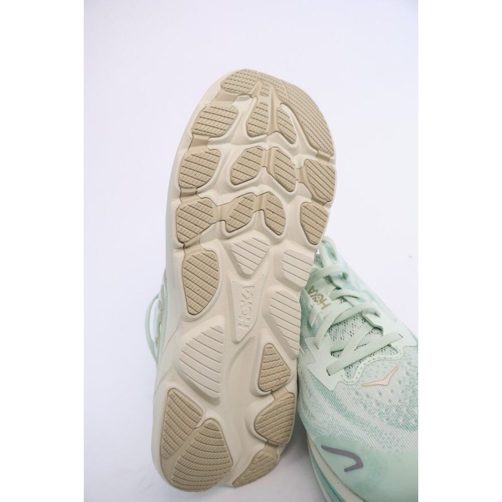 HOKA ONE ONE CLIFTON 10 BIG KIDS SNEAKERS SZ 7MD 1168860 STRF SEA GLASS #91 - Picture 8 of 12